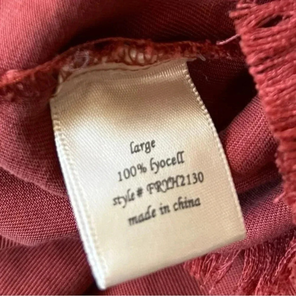 Harper Peplum Button down shirt Large - Picture 2 of 7